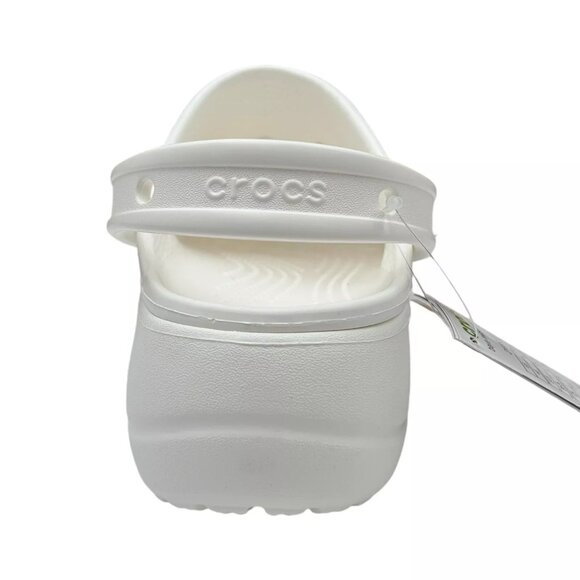 Crocs Women's Baya Midsummer Platform Clog Sandals Size 8 White Jibbitz Jewelry - Picture 13 of 14